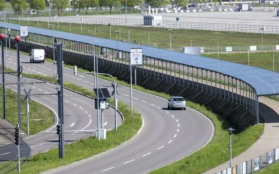 La ciudad alemana de Friburgo inaugura el primer carril bici con techo fotovoltaico